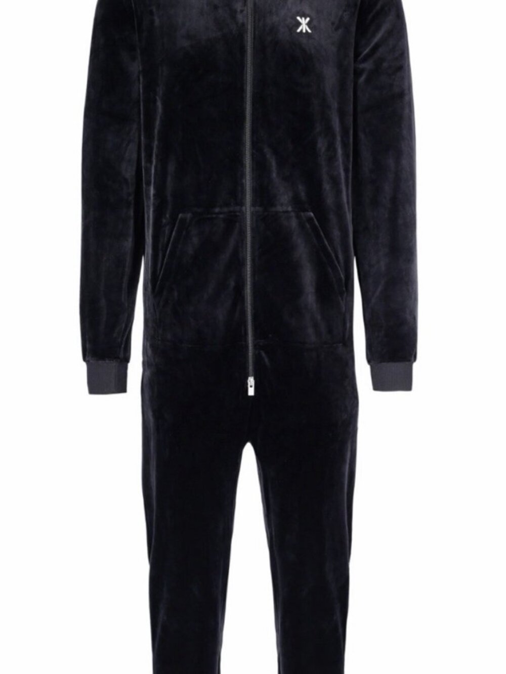 Onepiece Original Velvet Jumpsuit Black Unisex Large New Without Tags